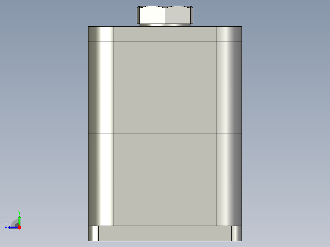 直径20油管夹右视图