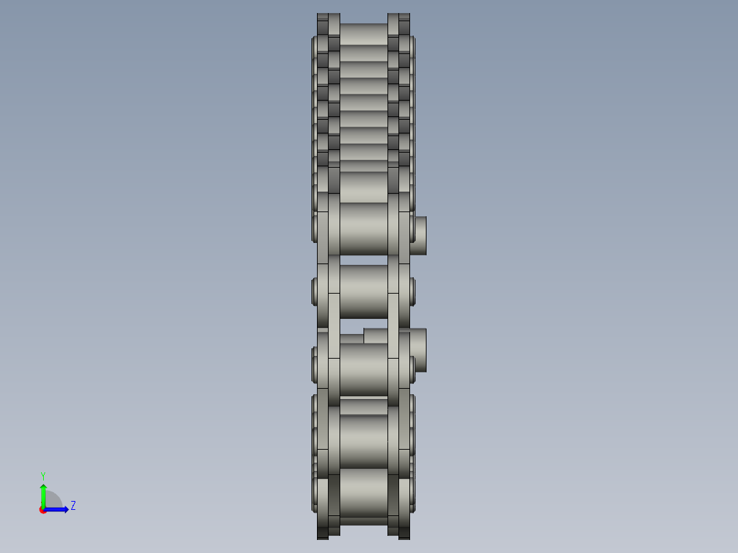 链条08B-32左视图