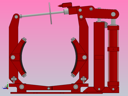 QWZ5系列气动鼓式制动器_QWZ5-710／80-HL.WL.WC右视缩略图