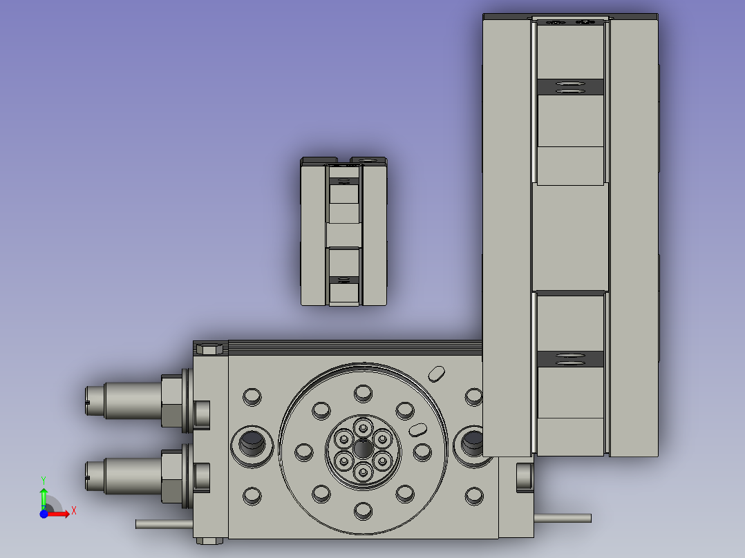 587裁线模组切线部分2020前视图