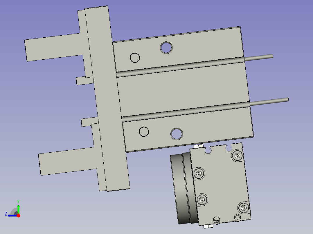 587裁线模组切线部分2020右视图