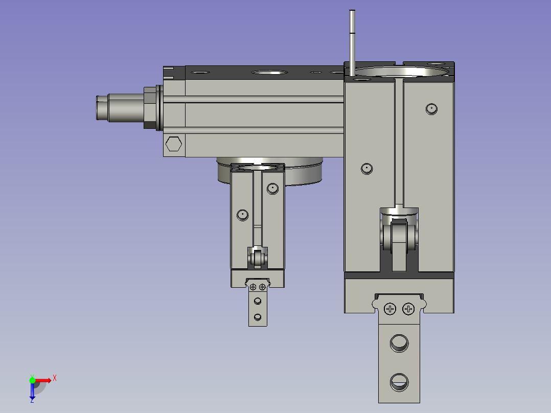 587裁线模组切线部分2020俯视图