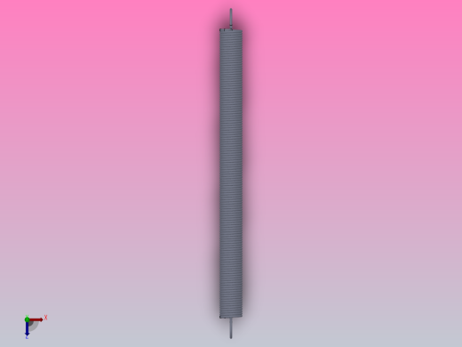 长度指定型圆形截面圆柱形拉伸弹簧_SCEFP-4-0.4-50-M01俯视缩略图