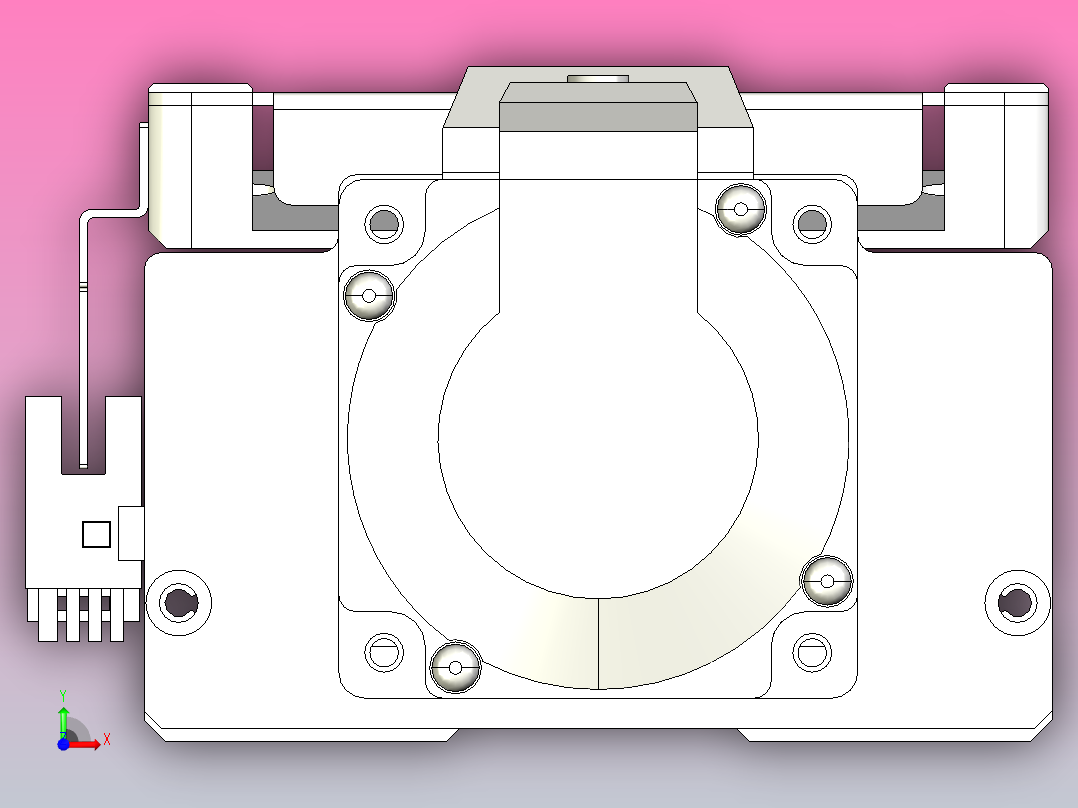 滚珠丝杠直线轴带导轨全封闭TPA-HCR-105D-1610C-L100-M-C-P40-N3前视图