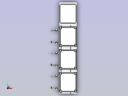 AGV双层传送带回传接驳台前视缩略图