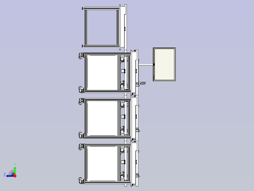 AGV双层传送带回传接驳台右视缩略图