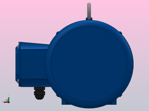 S37底脚轴伸式安装斜齿-蜗轮蜗杆减速机S37-Y0.75-4P-10.27-M1-0°-A后视缩略图