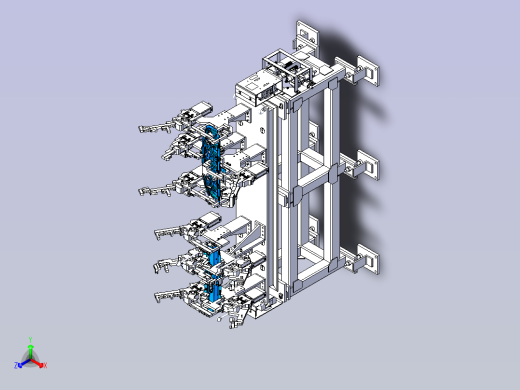 汽车横梁焊接工装020CATIA正等轴测缩略图