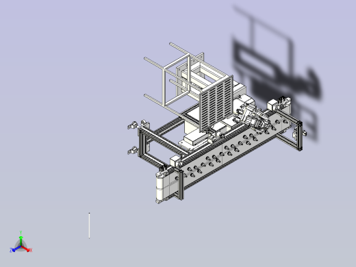一款LED灯粘结自动化3D图纸