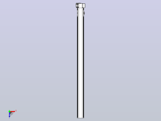 皮带直线轴半封闭可选导轨TPA-HNB-105D-90-L1500-LP-Y-P20-N3俯视缩略图