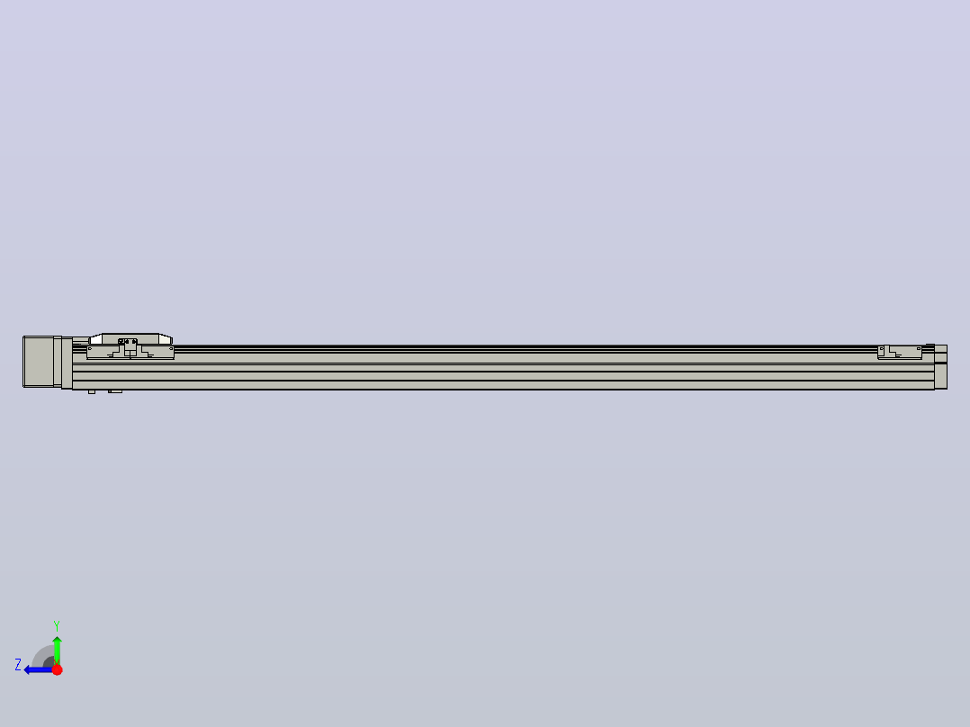 滚珠丝杠直线轴内置导轨TPA-GCR-65-1610C-L900-MR-M40-N3右视图