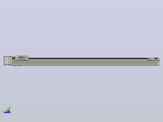 滚珠丝杠直线轴内置导轨TPA-GCR-65-1610C-L900-MR-M40-N3右视缩略图