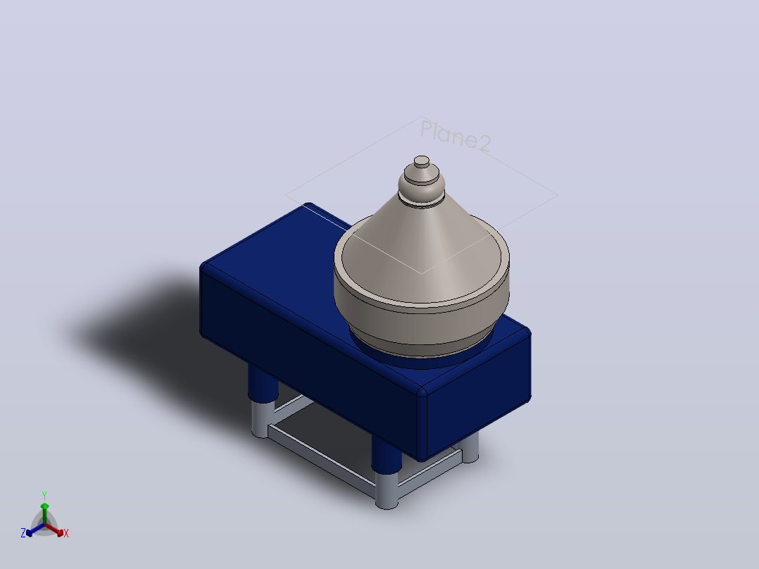 分离器分离设备separator-ac2500-1832-模型格式为 sw正等轴测图