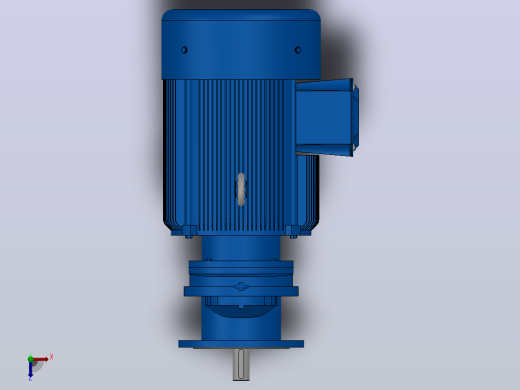 RXF87法兰轴伸式安装斜齿轮减速机RX87-Y22-4P-180L-M1-0°-Φ300俯视缩略图