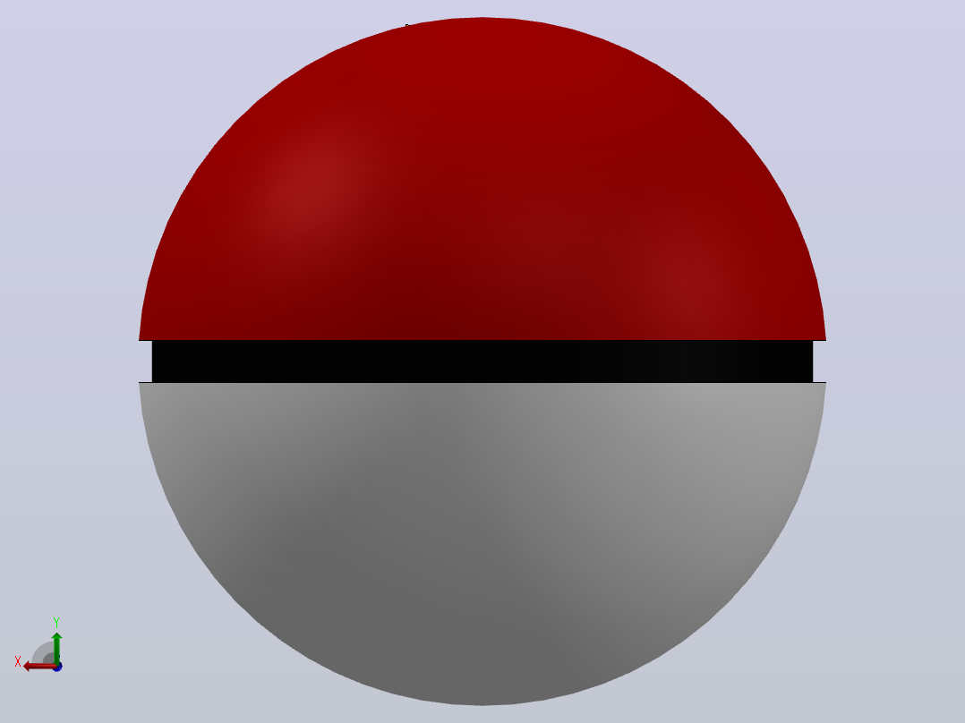皮卡丘POKEBALL后视图