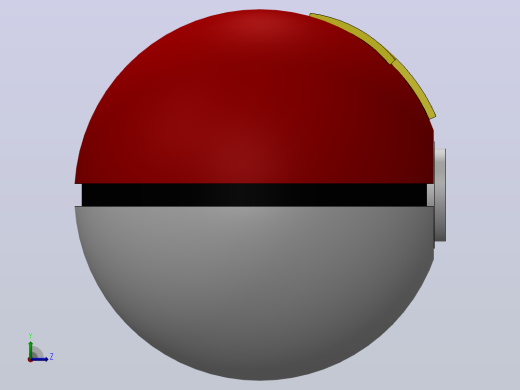皮卡丘POKEBALL左视缩略图
