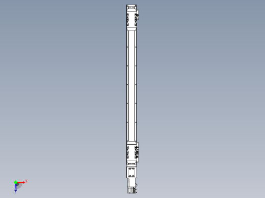 滚珠丝杠线性轴TPA-GCRS-50-1205C-L275-M-M10-N3俯视缩略图