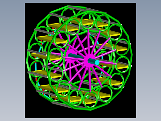 旋转式立体车库