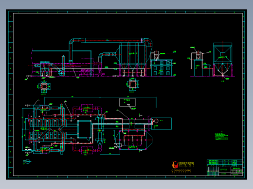 火电厂设备安装示意图
