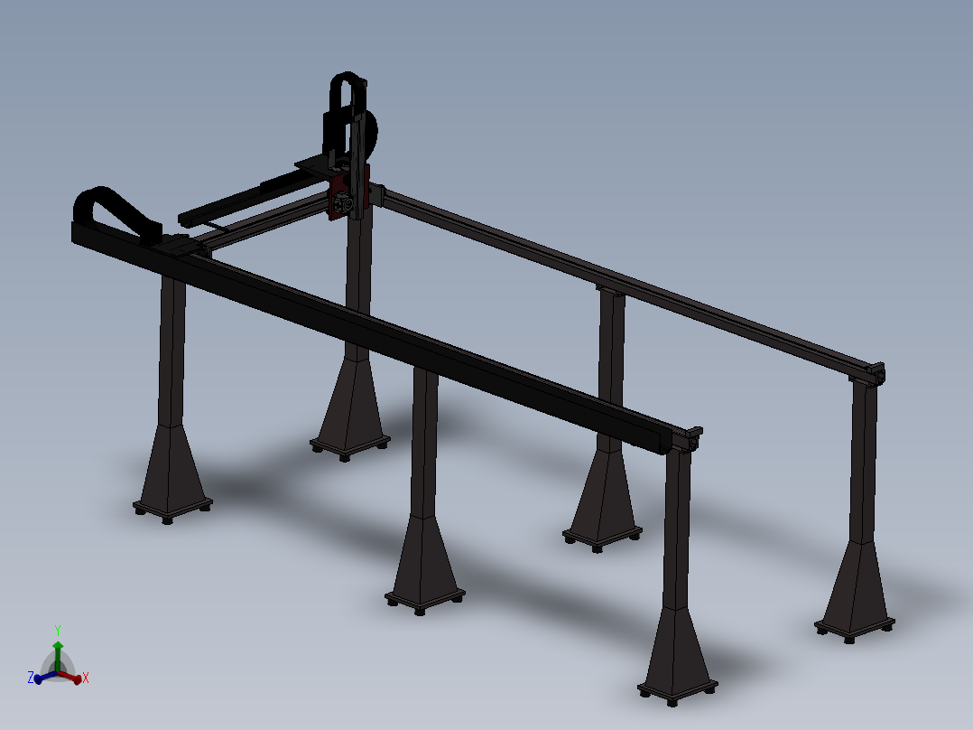 导轨桁架机器人模型