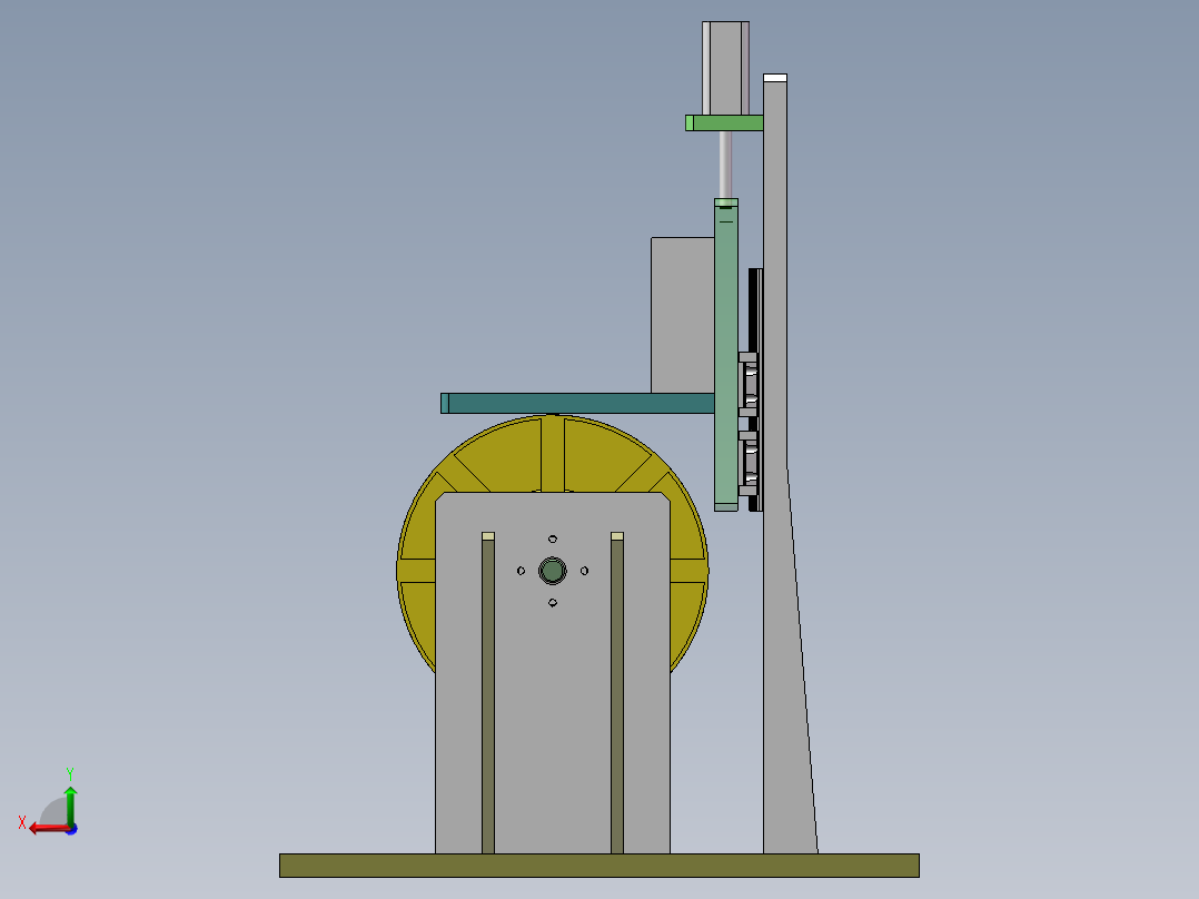 工字轮自动校正机设计（全部结清）后视图