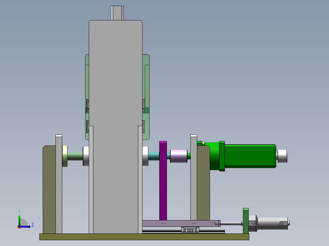工字轮自动校正机设计（全部结清）左视图