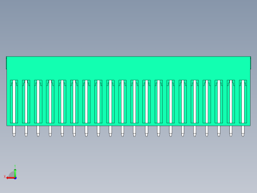 DEGSON 15EDG 系列 3.81mm 插拔式接线端子-15EDGVH-3.81-40P-14-00AH后视缩略图