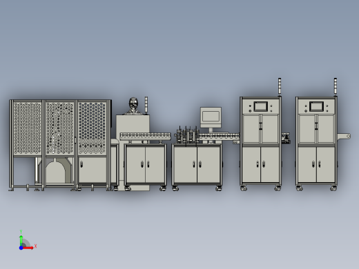 电缆剥线打标分类打捆一体线前视缩略图