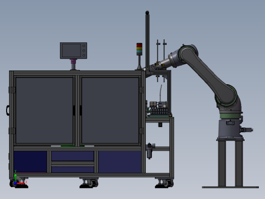 日本公司滚筒支架组件组装机前视缩略图