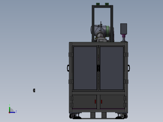 日本公司滚筒支架组件组装机左视缩略图