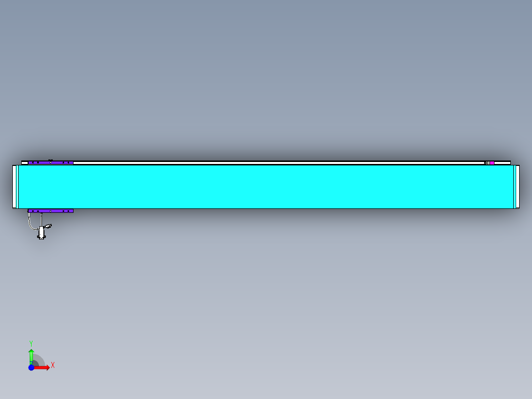 威洛博VL系列3d模型模组VL17E2Y-S1700前视图