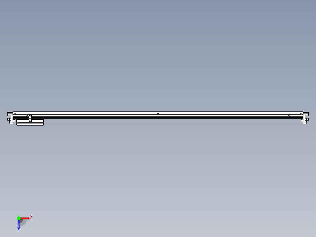 威洛博VL系列3d模型模组VL17E2Y-S1700俯视图