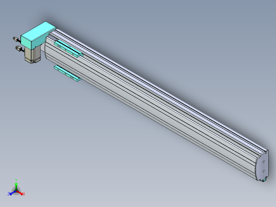 威洛博VBF同步带传动一般环境VBF14-L45-S1000-BRU-ZP40-C3主视图