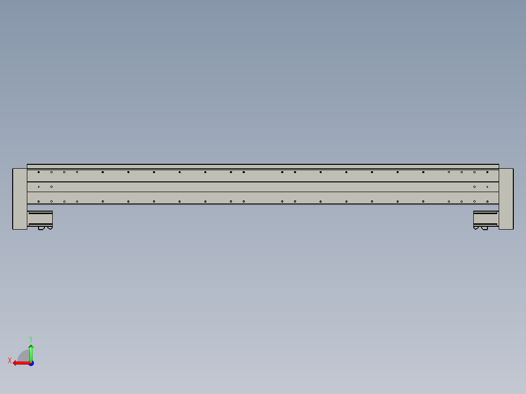 威洛博双电机滑台-VF14D2-S650-BLR-P40-C6后视图