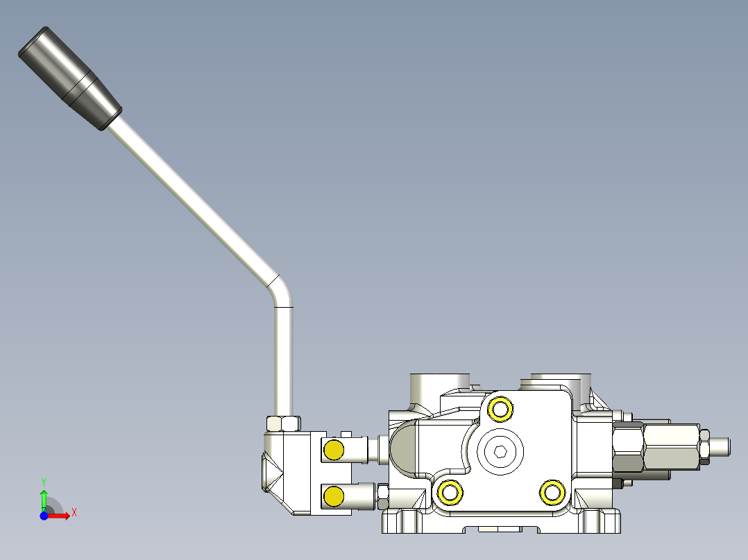 丹佛斯CH60控制杆液压指令前视图