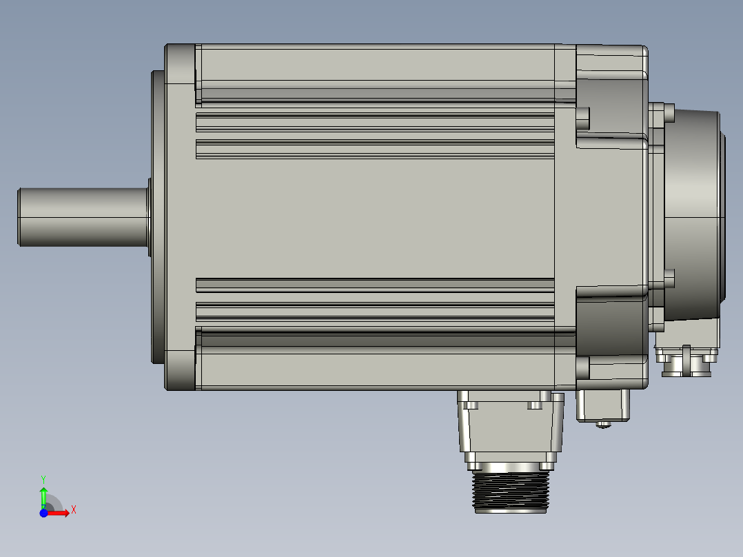 电机MS6G-130CM15EZ2-42P3前视图