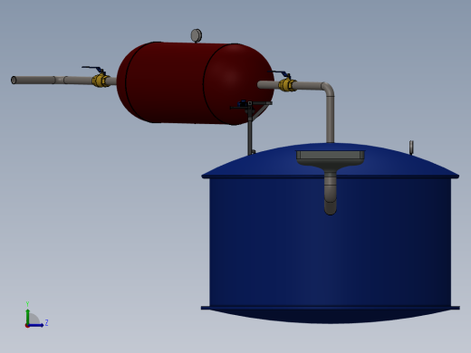 沼气池左视缩略图