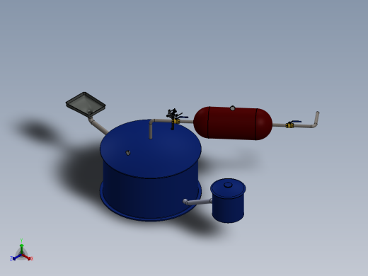 沼气池正等轴测缩略图