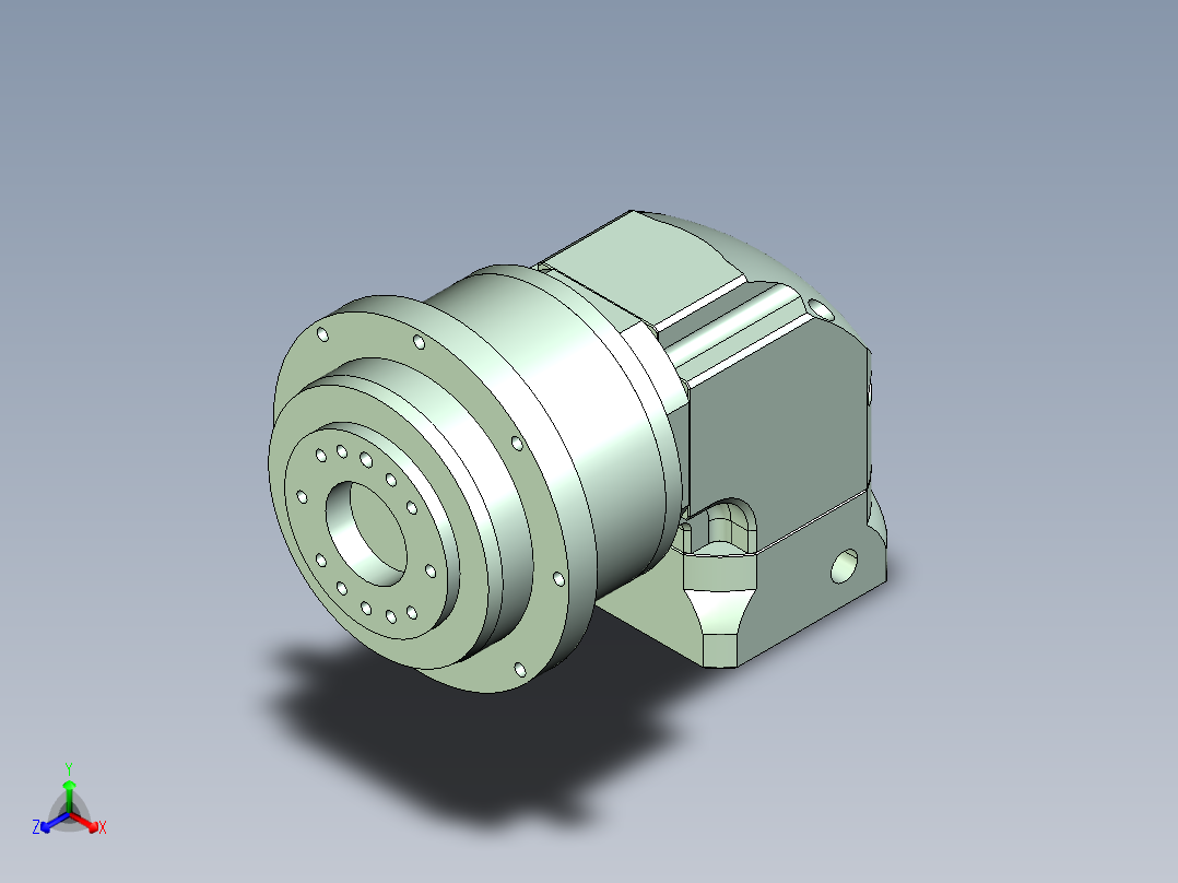直齿ZPLH120-L2 14-73-98.43-M6.stp正等轴测图