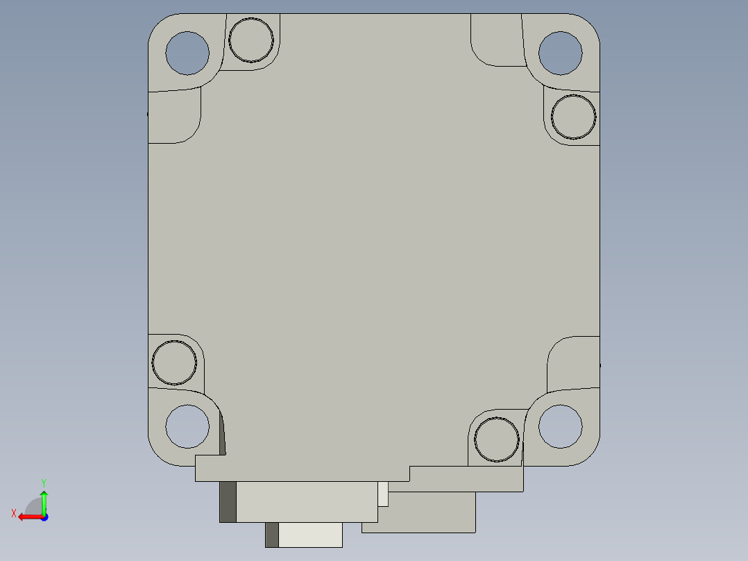 200W带刹车-hg-kr23b_a_stp三菱电机后视图