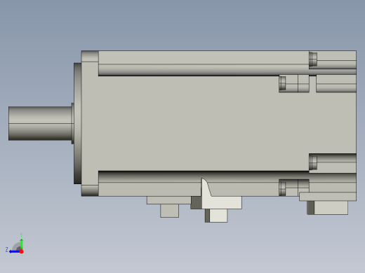 200W带刹车-hg-kr23b_a_stp三菱电机右视缩略图
