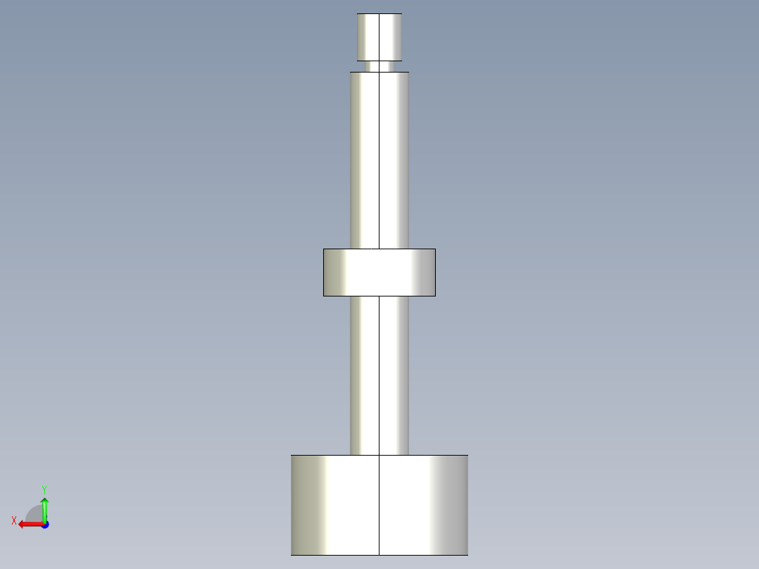 扭力調整螺絲(A型)BJ738-A-3D多系列多零件图纸模型后视图