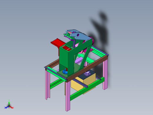 液压驱动黏土制砖机