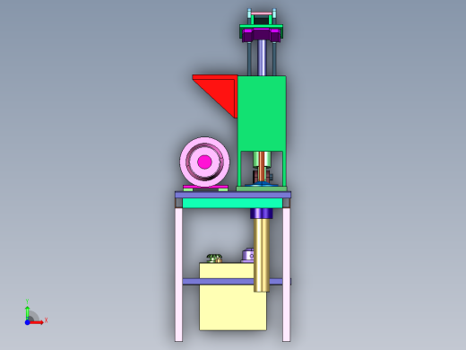 液压驱动黏土制砖机前视缩略图