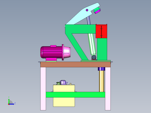 液压驱动黏土制砖机左视缩略图