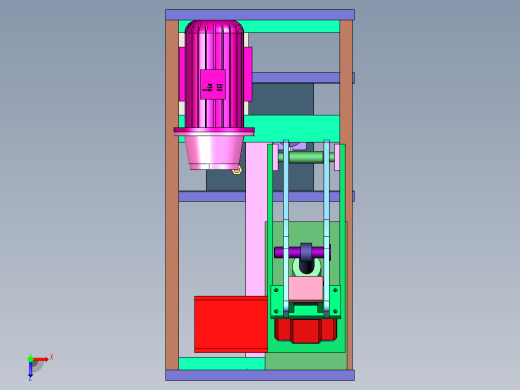 液压驱动黏土制砖机俯视缩略图