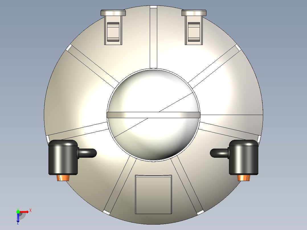 外星飞船俯视图