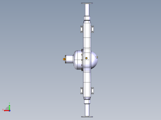 P049-两吨货车的后驱动桥设计【三维catia】后视缩略图