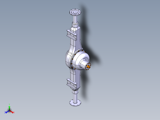 P049-两吨货车的后驱动桥设计【三维catia】正等轴测缩略图