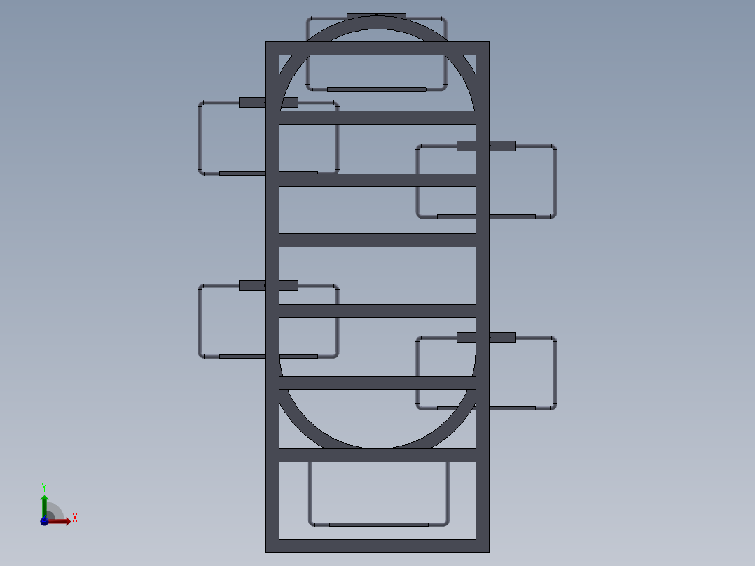 旋转停车概念--sw前视图